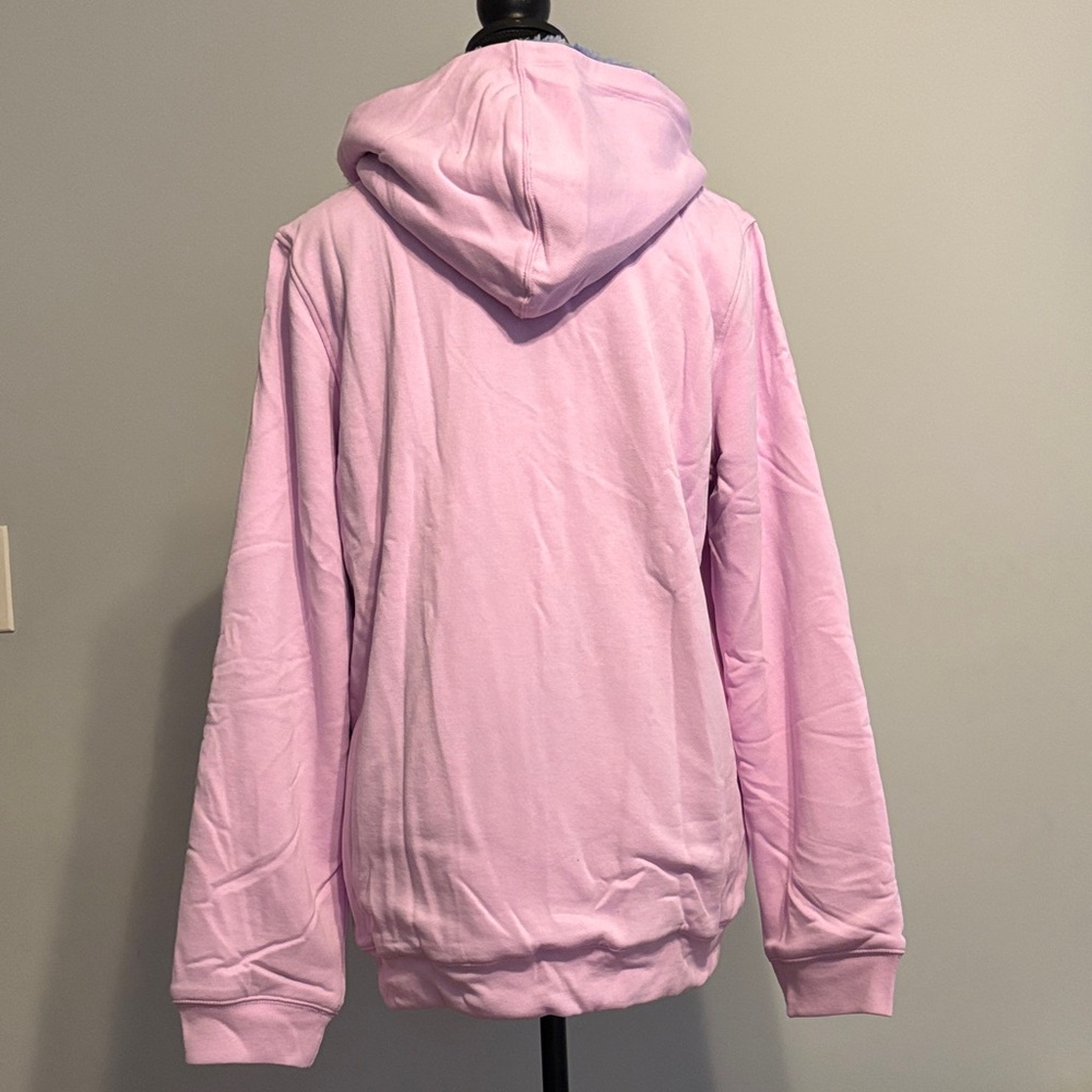 Lands’ End Lavender Zip-Up Hoodie Reversible cozy faux- Fur XXL - Girls - Picture 7 of 16